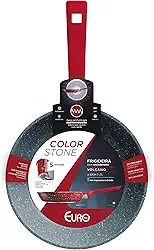 Euro Home - Frigideira 22 cm de Alumínio com Antiaderente ColorStone Volcano - ALU8259-VO