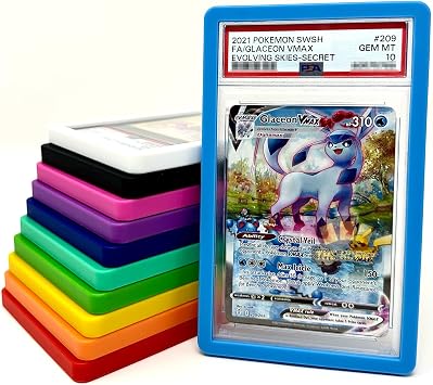Classic Bumper Guard for PSA Graded Cards ONLY | Clean Minimal Design | Ultimate Edge Protector | Light Blue Slab Shield [1 Pack]
