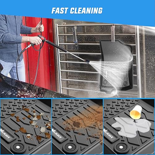 Miniatura 6 de Nilight Alfombrillas de TPE para Jeep Wrangler JL Unlimited de 4 puertas (no para JK o 4XE) 2018 2019 2020 2021 2022 2023 2024, ajuste personalizado