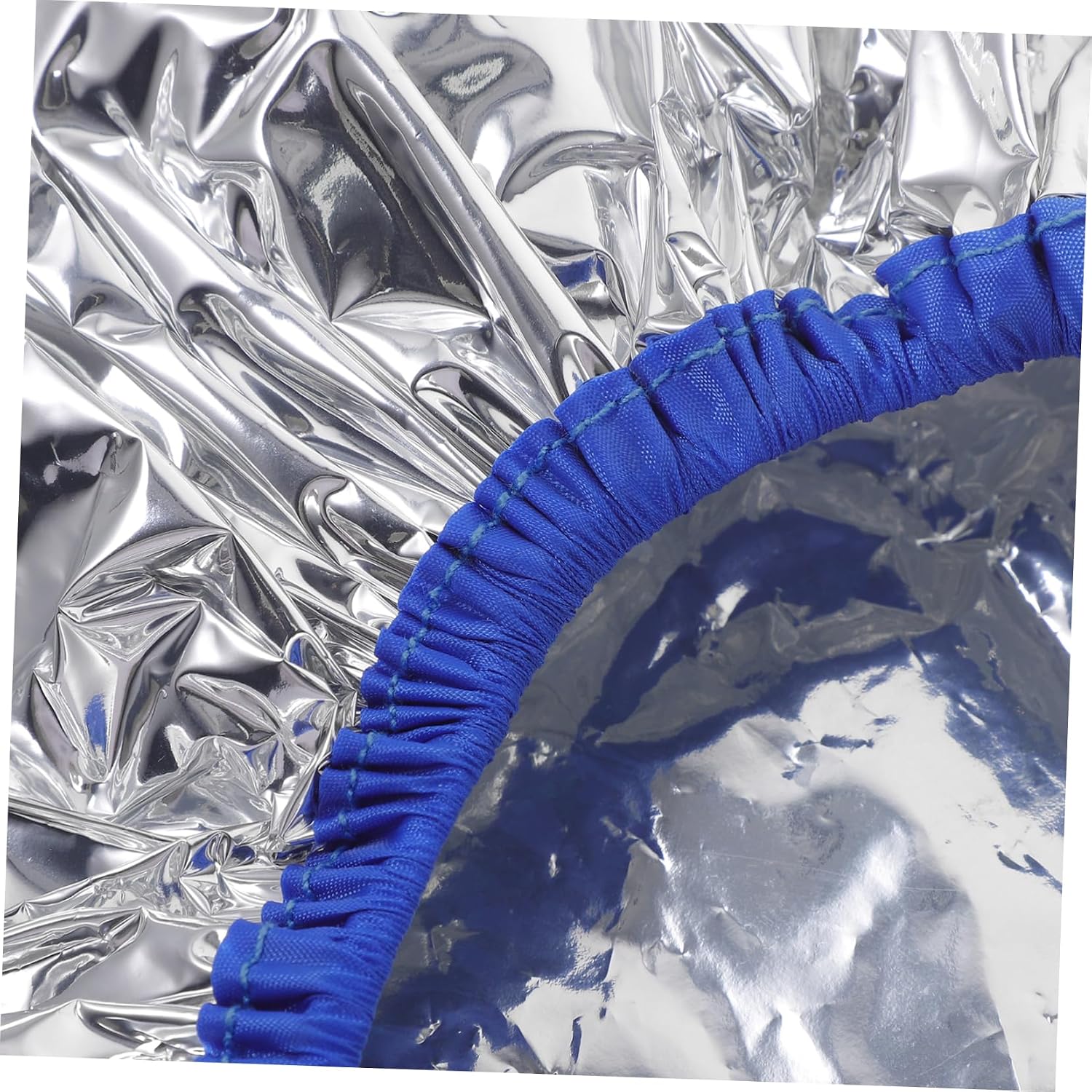 3pcs Steaming Hair Caps Tin Foil Conditioning Hats for Salon Home Use Elastic Lightweight Includes for Deep Conditioning Hair Treatments