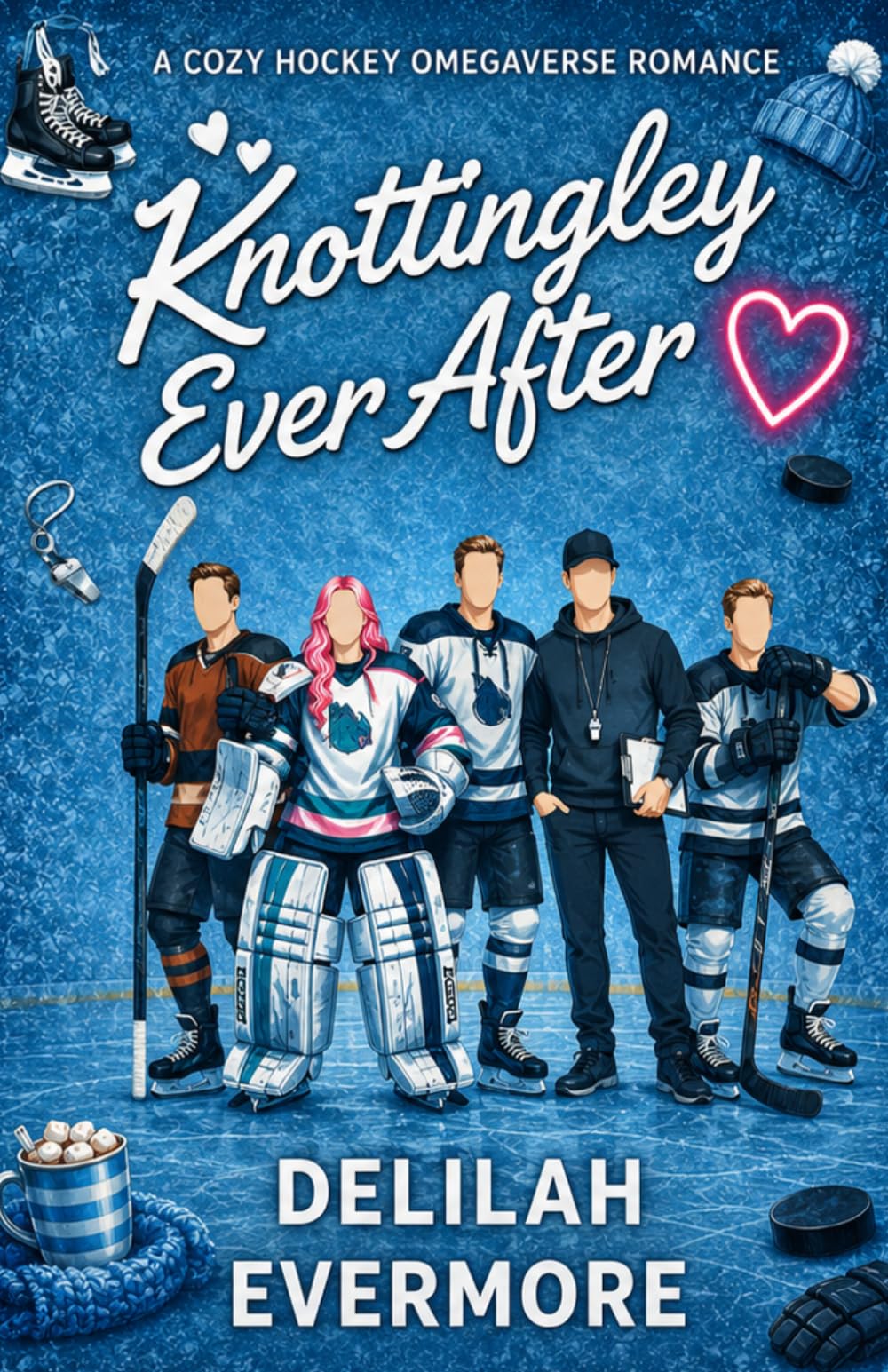 Knottingley Ever After: A Cozy Hockey Omegaverse Romance (Pucking Knot League)