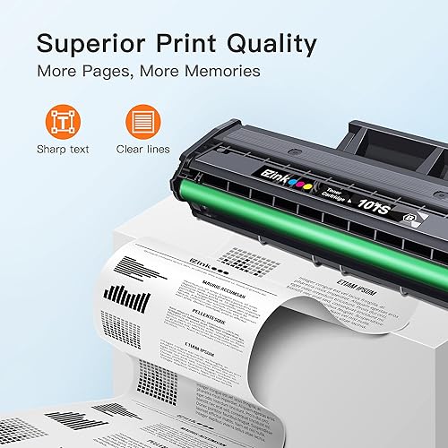 Vista 3 de E-Z Ink Reemplazo de cartucho de tóner compatible con Samsung 101S, 1 toner