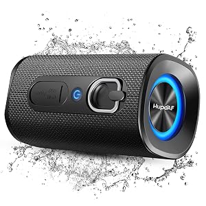 Bluetooth Speaker 2026 BT5 4 Wireless Bluetooth Speaker with 20W 3D-Stereo Deep Bass HD Call Colorful RGB Lights