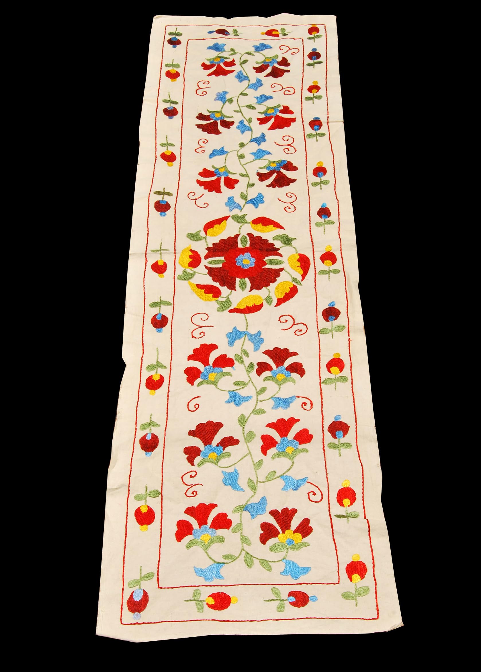 Galleria Farah1970 Kilim Indo Suzani Ghelem Alfombras Gipsy CM 160x60