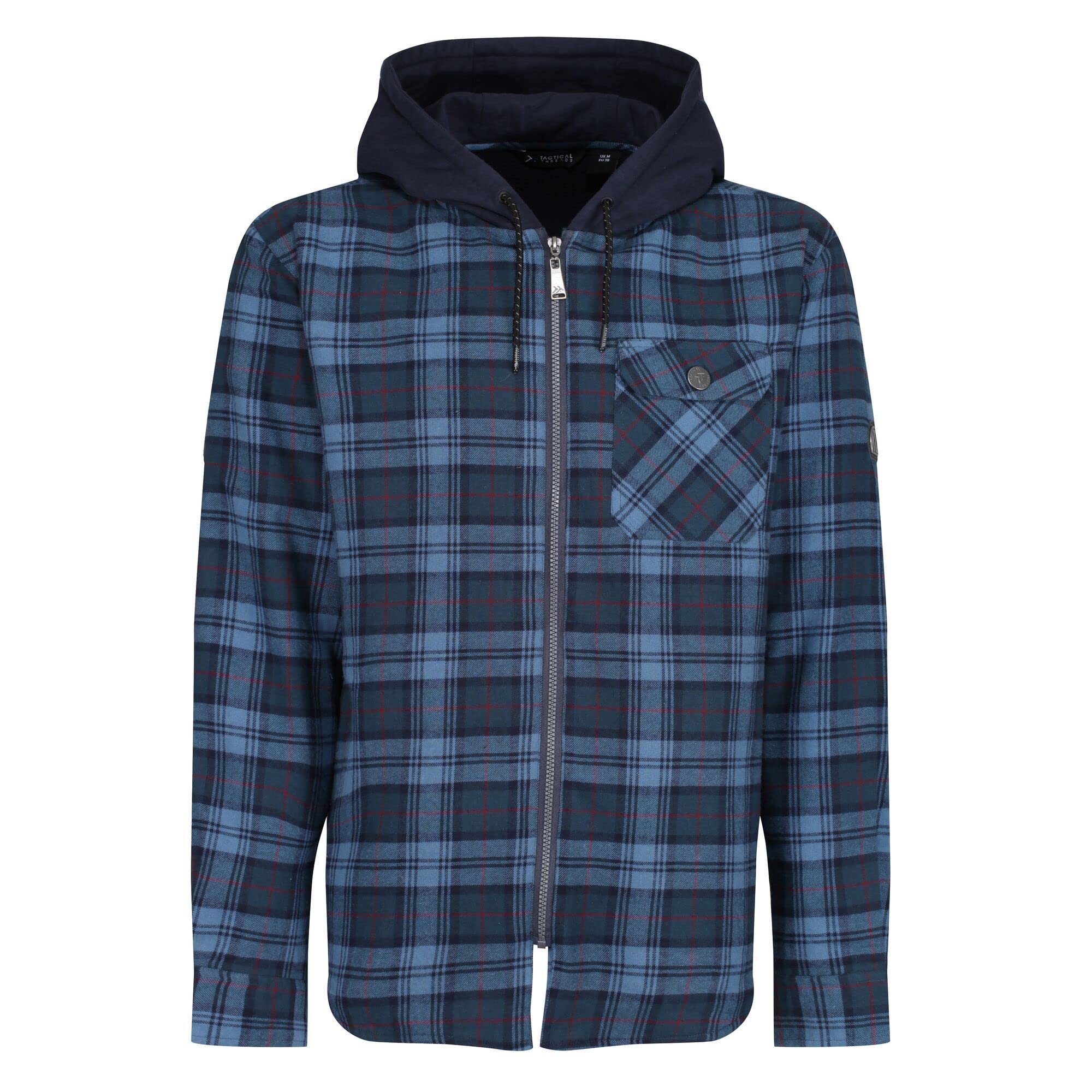 Tactical Threads Mens Regatta Professional Seige Shirt Hooded Jacket, Navy Blue, S EU