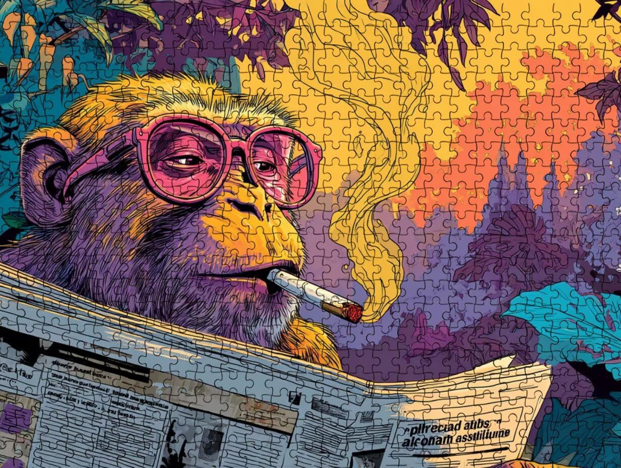 Puzzle de 4000 para Adultos, Humo De Mono, Rompecabezas Clásicos YHPGL7-324