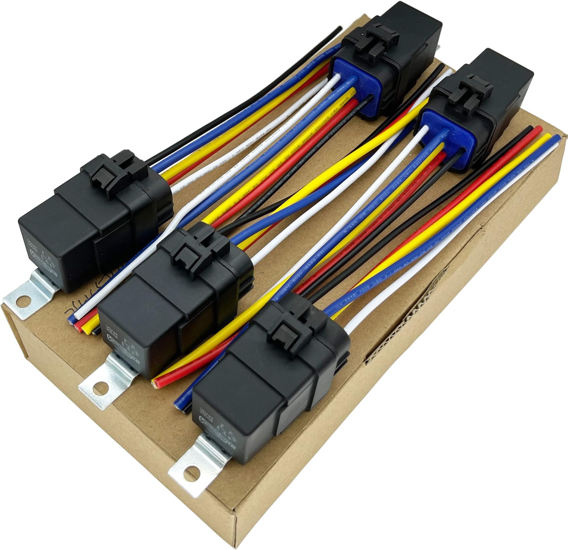 - irhapsody Relay 24V, 30/40 Amp Waterproof Relay Kit, 5-pin SPDT Automotive Relay, Pack of 5