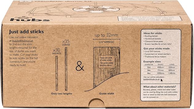 Hubs Geodesic Dome Kit