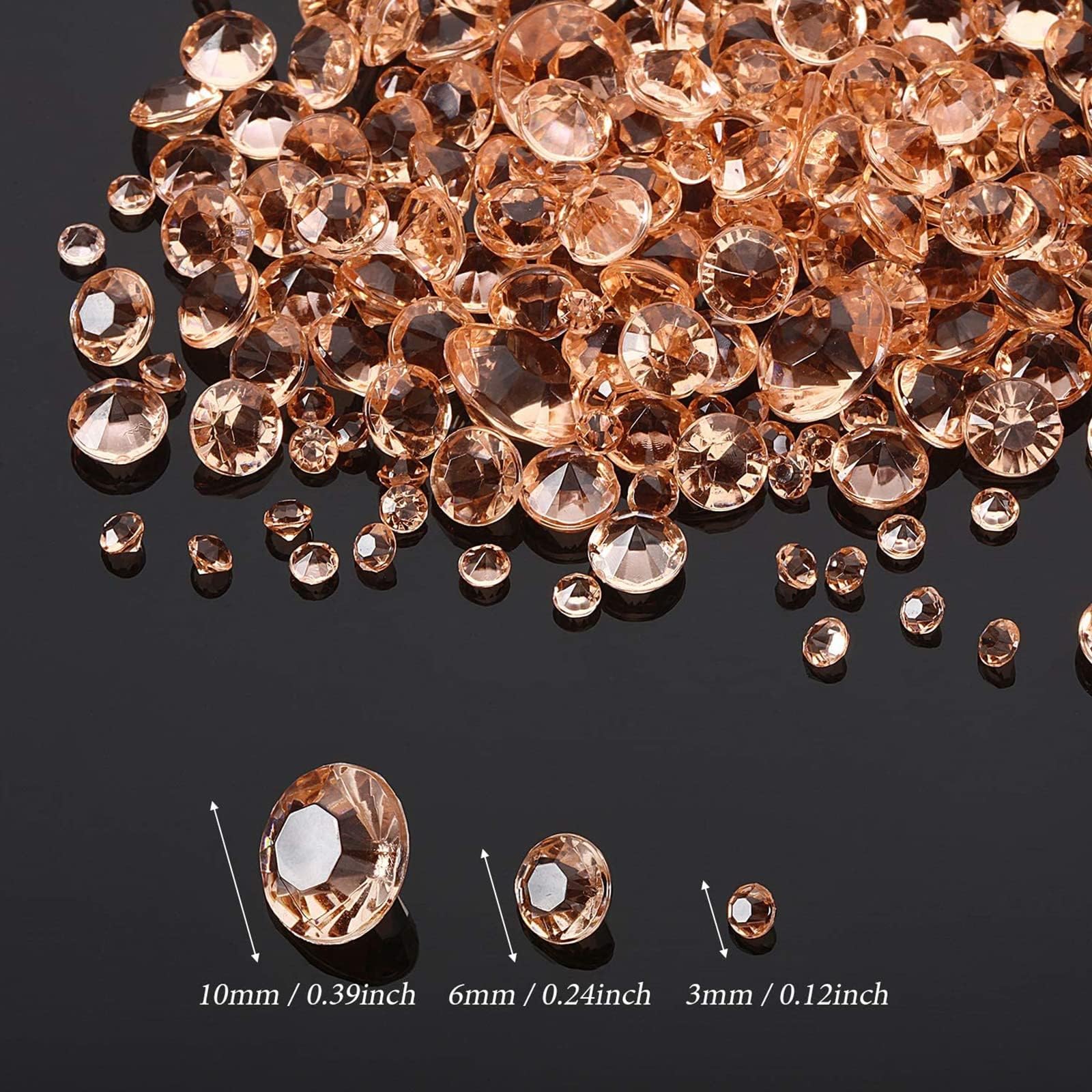 Sassolini Decorativi Cristallo 4000 Pezzi | Per Vasi, Matrimoni, Natale | Colore Bianco - Foto 7