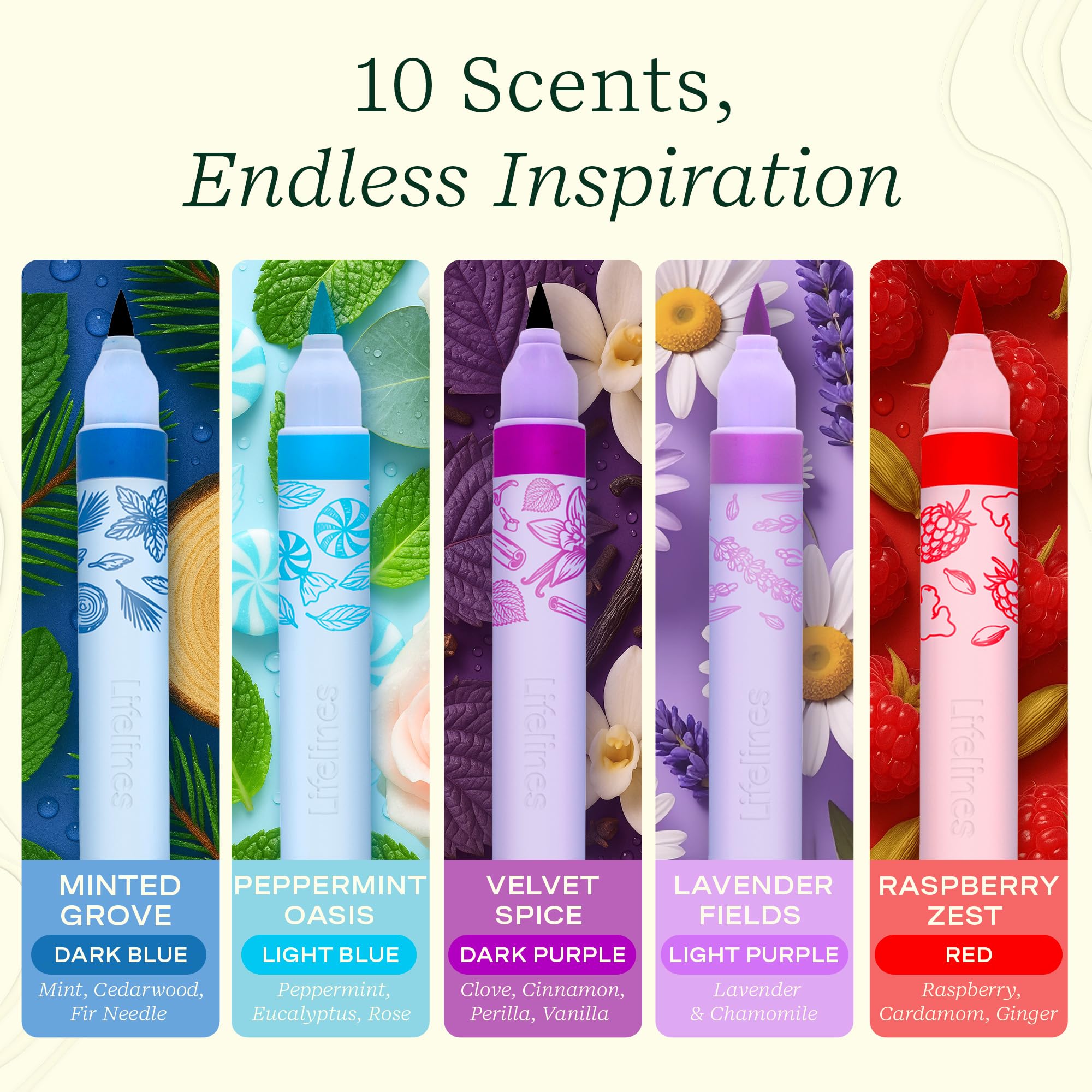 Amazon.com: Lifelines Scented Colored Markers, 5 Double-Sided