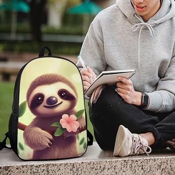 Cute Animal Backpack Laptop Computer Bag Large Travel Backpack Custom Print Bookbag Work Casual Daypack