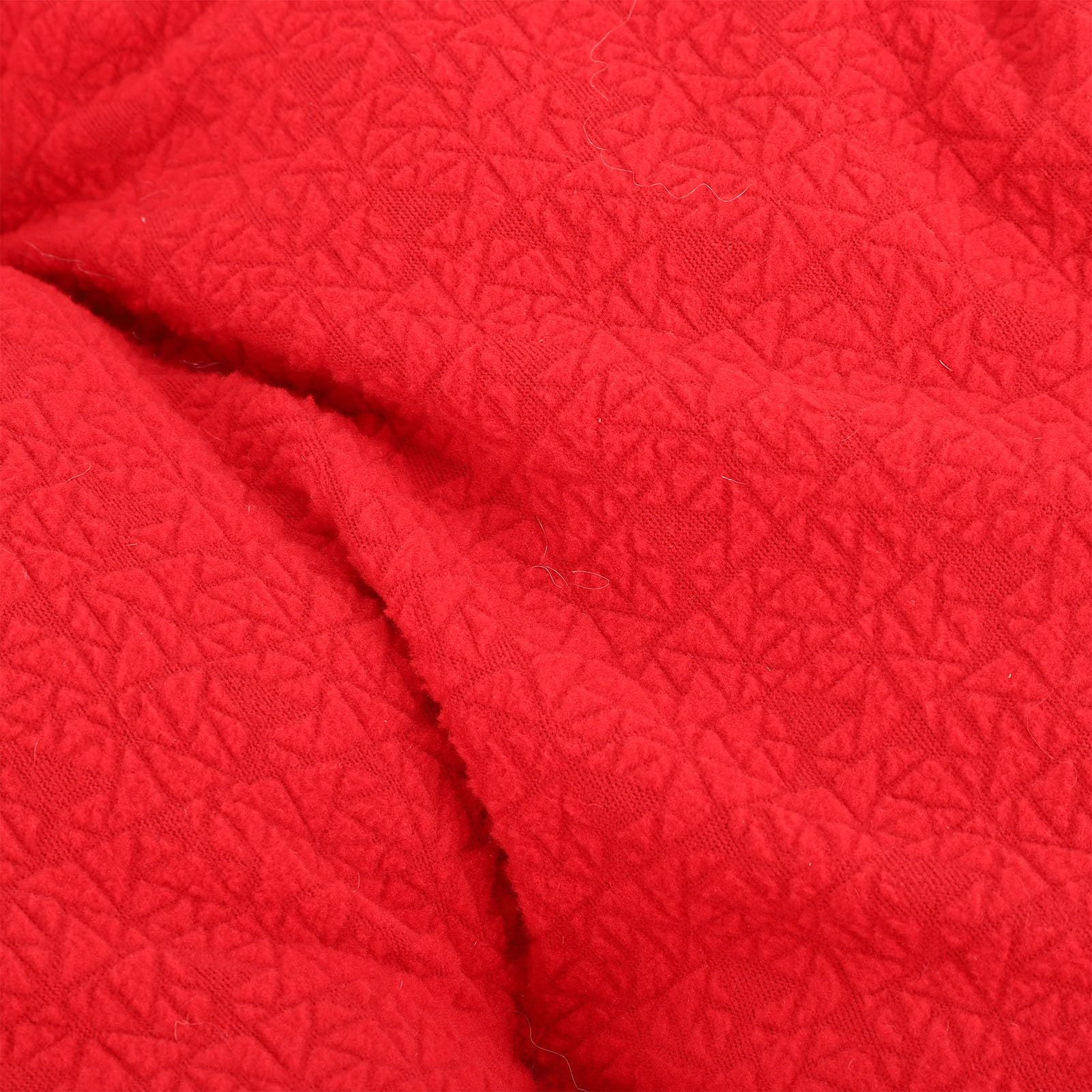 Acouto Cama Ortopédica para Perros Pequeños, Funda Lavable Extraíble de Poliéster de Felpa, Diseño Cómodo para Uso en Interiores (Rojo)