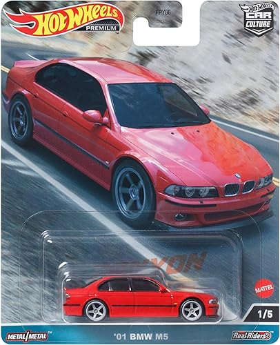 Hot Wheels Premium 2023 Car Culture Canyon Warriors '01 BMW M5 164 Diecast Mode Car