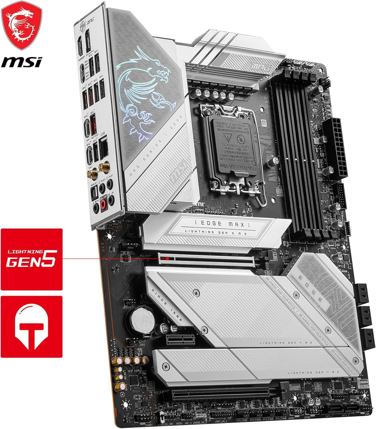 Amazon | MSI MPG Z790 Edge TI MAX WiFi ゲーミングマザーボード (第