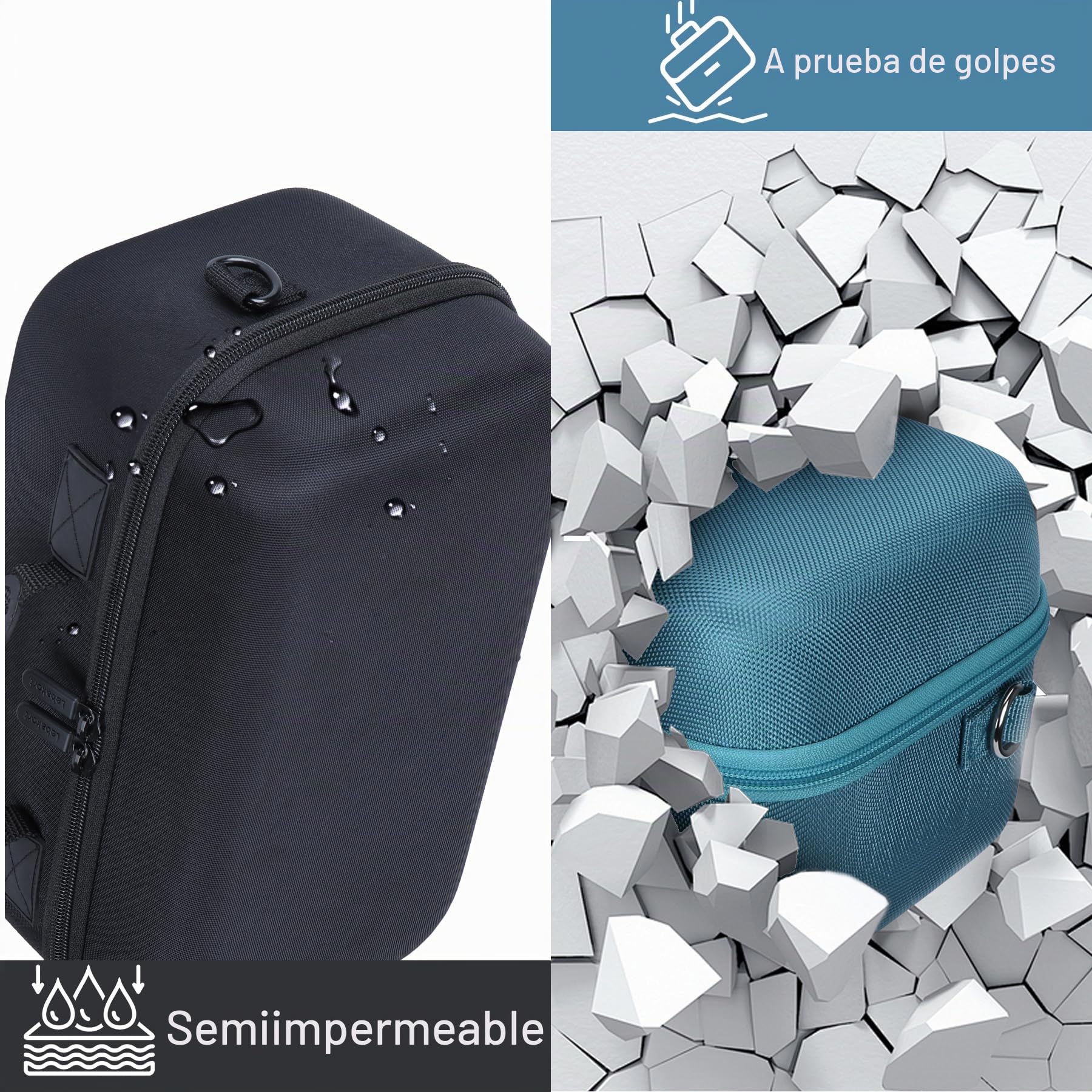 Lebakort Duro Caja Estuche Funda para Bose SoundLink MAX Altavoz portátil Gran Altavoz Bluetooth Resistente al Agua (Estuche Negro)