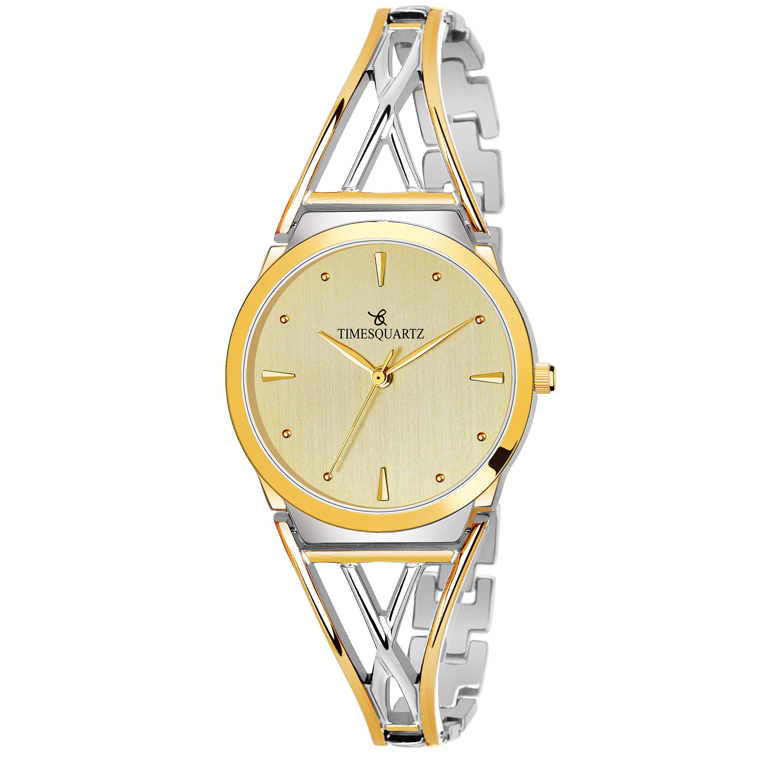 Timesquartz Two Tone Analog Gold Dial Womens Watch - A 218 (B084LBNR2P) Amazon Price History, Amazon Price Tracker