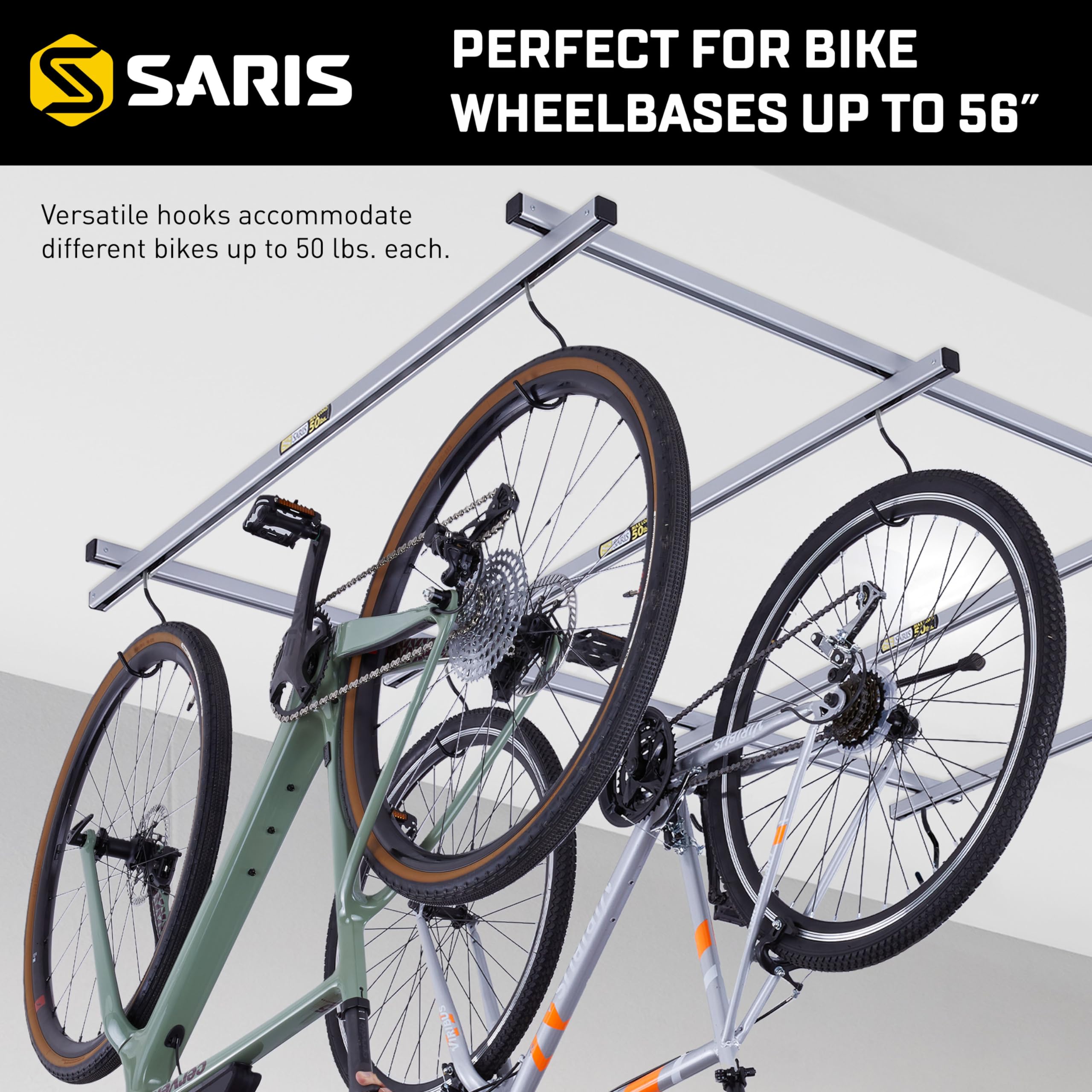 Saris Glide Bike Storage Ceiling Rack, Add-on Kit