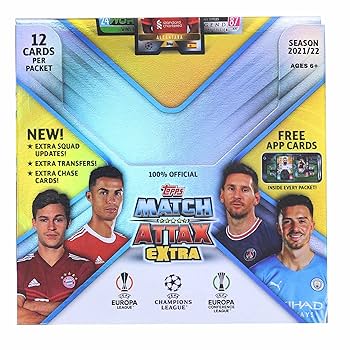Amazon.com: 2021/22 Topps UEFA Champions League Match Attax