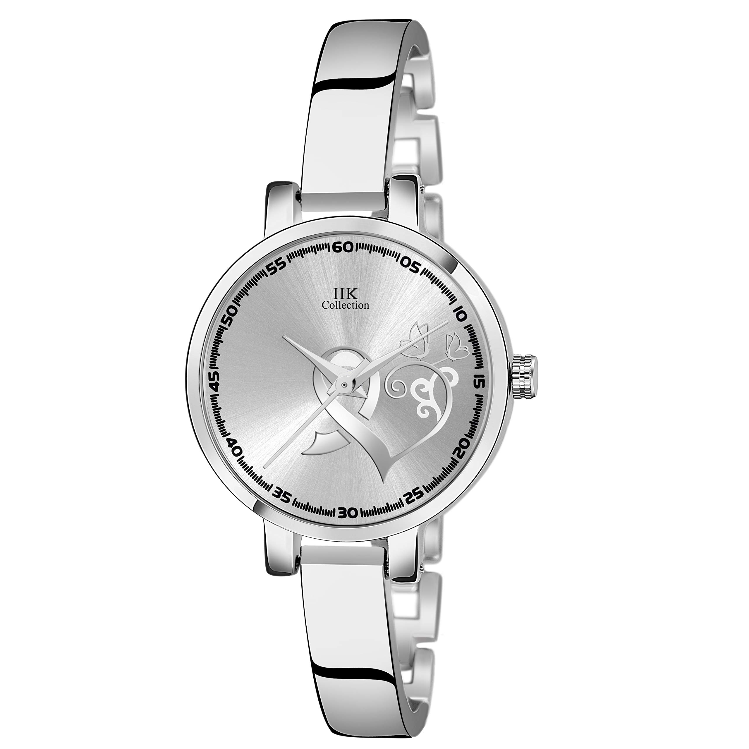 IIK COLLECTION Analogue Silver Dial Silver Bracelet Girls & Womens Wrist Watch (IIK-3067W) (B08QW3W13B) Amazon Price History, Amazon Price Tracker