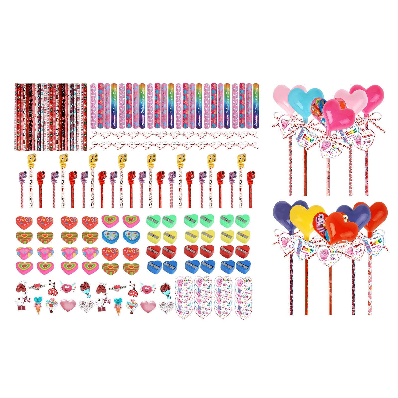 Articoli di Cancelleria per San Materiale Scolastico Con Cuori Per La Festa | Cartoleria Per Bambini In Classe Di San Per Ragazzi, Ragazze, Casa, Scuola, Feste, Party Favori, Sacchetti Regalo