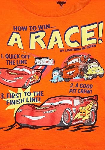 Miniatura 4 de Disney Cars - Camiseta para niño con texto en inglés "How To Win A