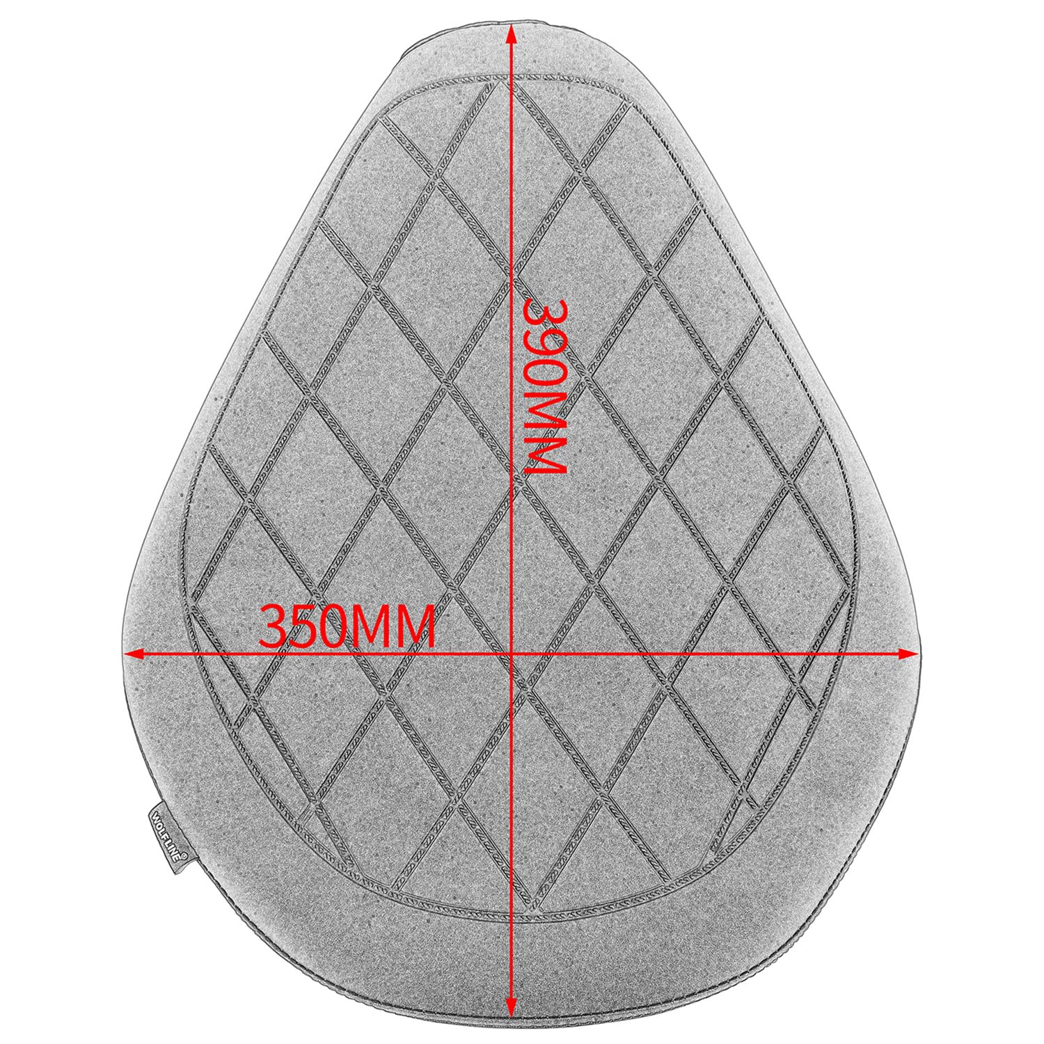Asiento cómodo para conductor delantero de motocicleta para Rebel CMX 500 300 2017 2018 2019 2020 2021 2022 2023 2024 2025 2026, cojín de sillín individual para piloto, almohadilla para pasajero