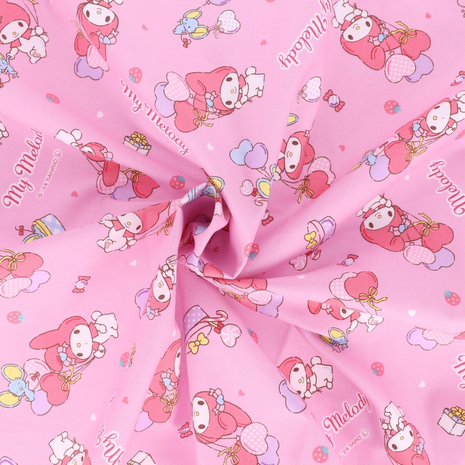 希少　Sanrio マイメロディ＆キキララ　派手ピンク/夢かわ 生地セット Amazon | KIYOHARA サンリオキャラクターズ 生地 オックス マイ