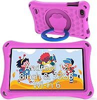 Vista 1 de YQSAVIOR Tabletas para niños, tableta Android 12 para niños, 4 GB de RAM 32 GB ROM tableta para niños pequeños, pantalla IPS de 7 pulgadas, control