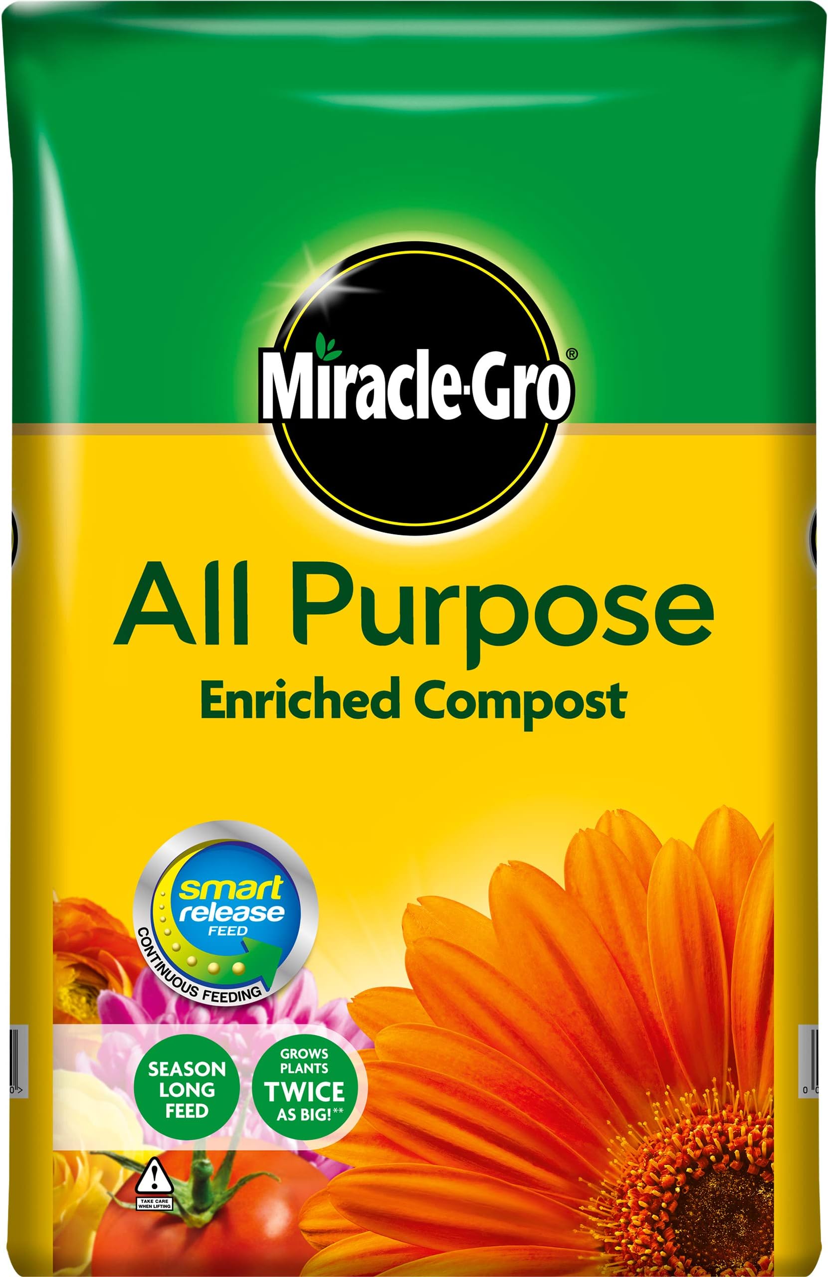 Miracle-Gro 19005 All Purpose Enriched Compost 50L : Amazon.co.uk: Garden