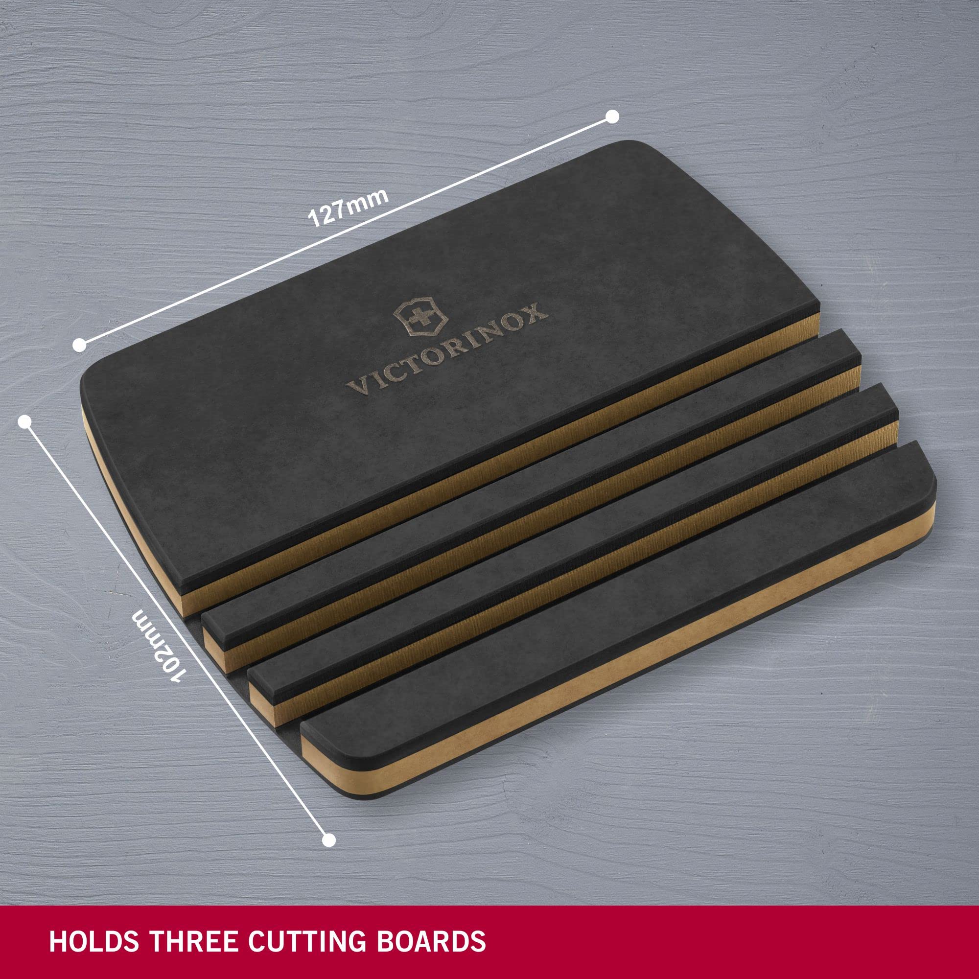 Porta Taglieri Victorinox - Organizza 3 Taglieri In Cucina, Salva Spazio, Design Moderno Nero - Foto 8