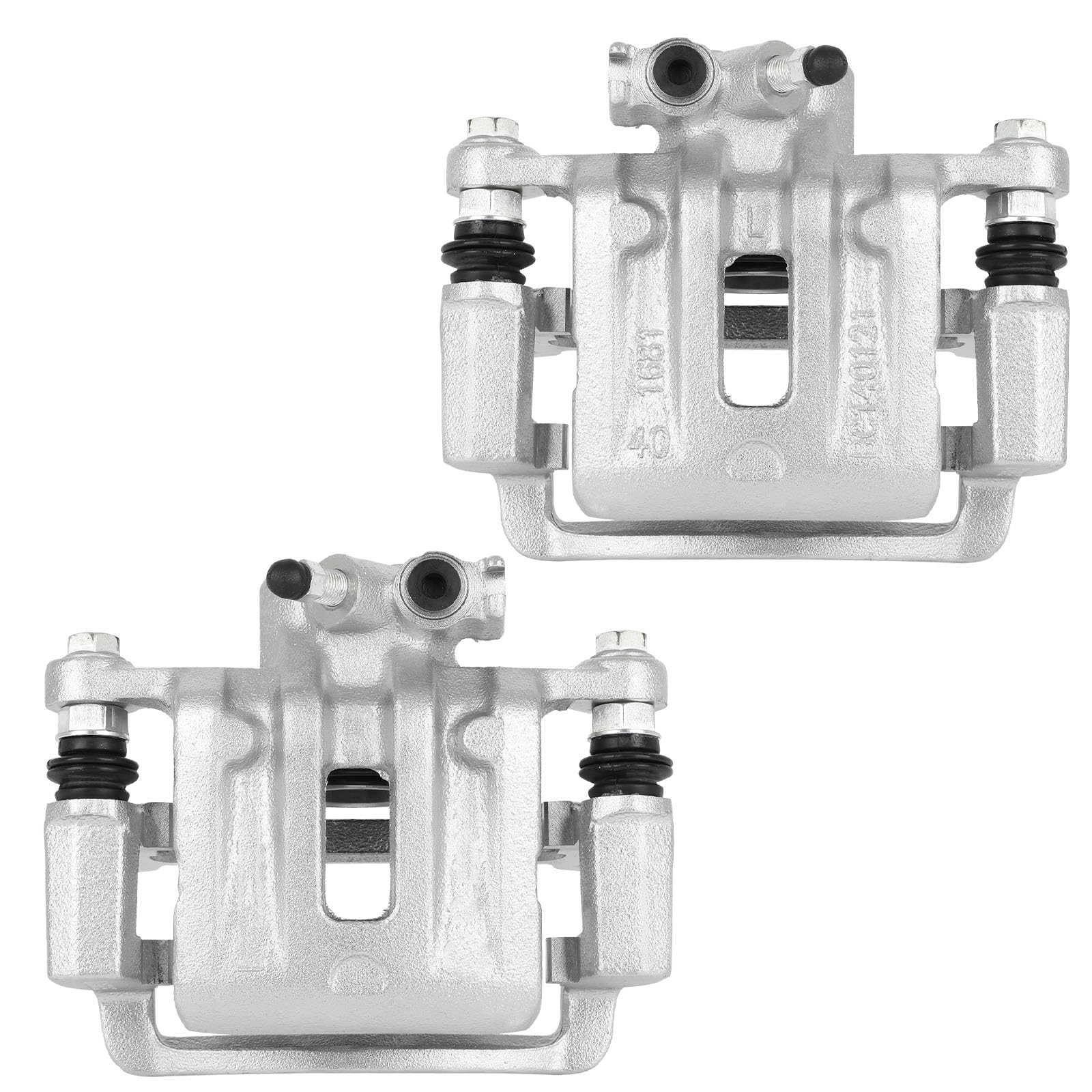 SCITOO Rear Brake Caliper With Bracket 18B5040, 18B5041 Compatible For Chevy Captiva Sport 12-15, For Chevy Equinox 07-17, For GMC Terrain 10-17, For Pontiac Torrent 07-09, For Saturn Vue 08-10