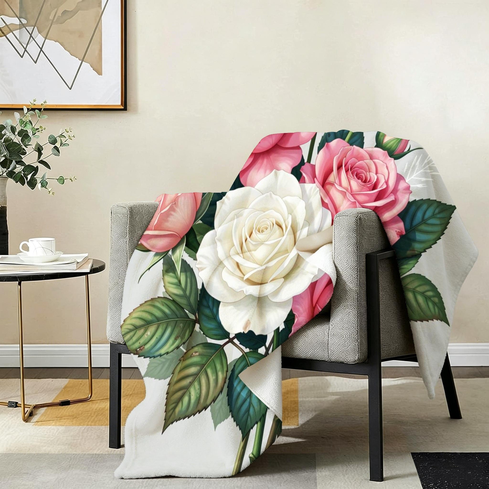 Manta Entretiempo Grande, Rosas Rosas, 220x240 cm, AQ8633