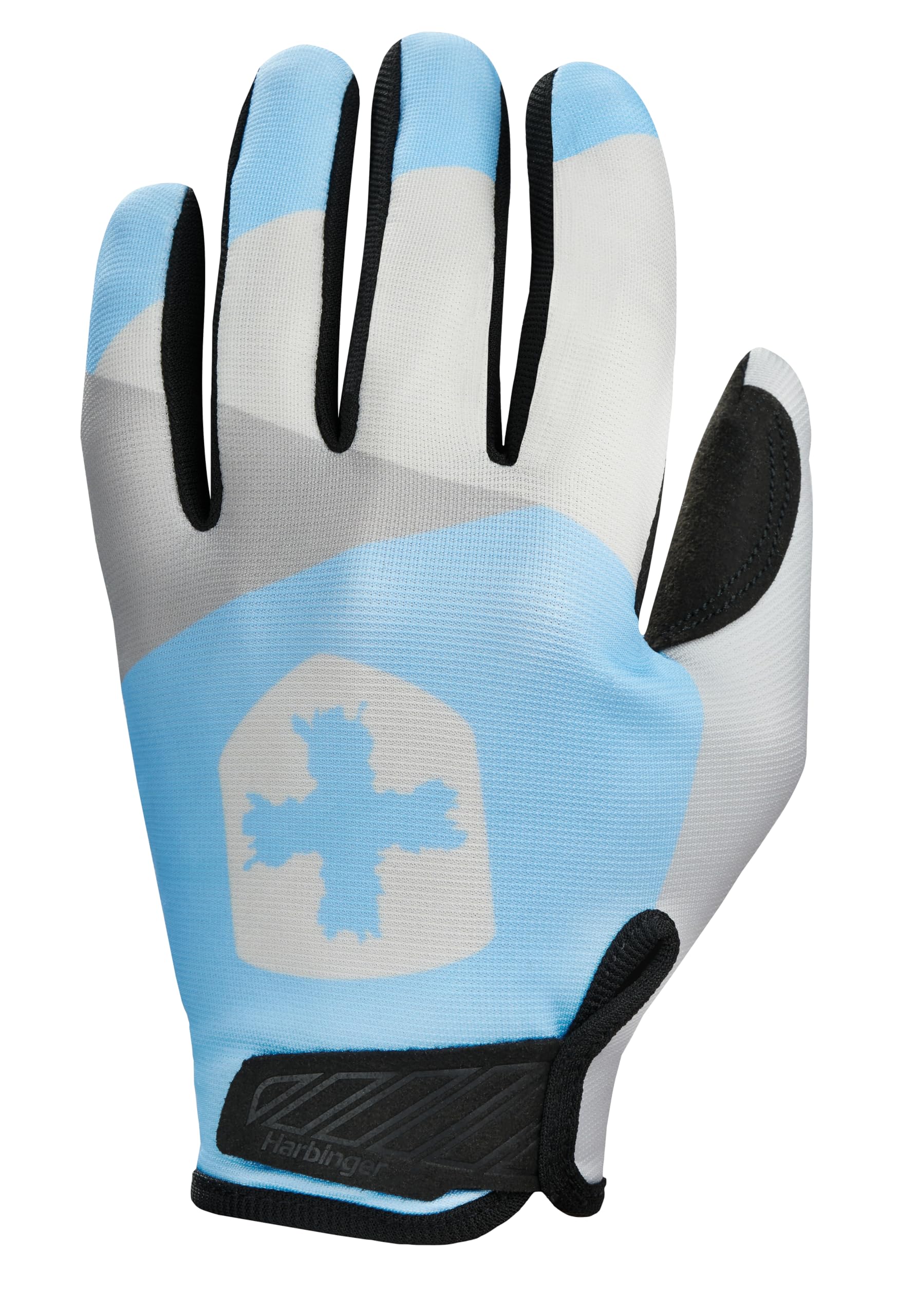 Harbinger Shield Protect Guanti da Fitness- Ultra-​Traspirante, Leggero e Sicuro, Punte compatibili con Touchscreen, Perfetto per Lunghe sessioni di Allenamento.​LNero/​Grigio