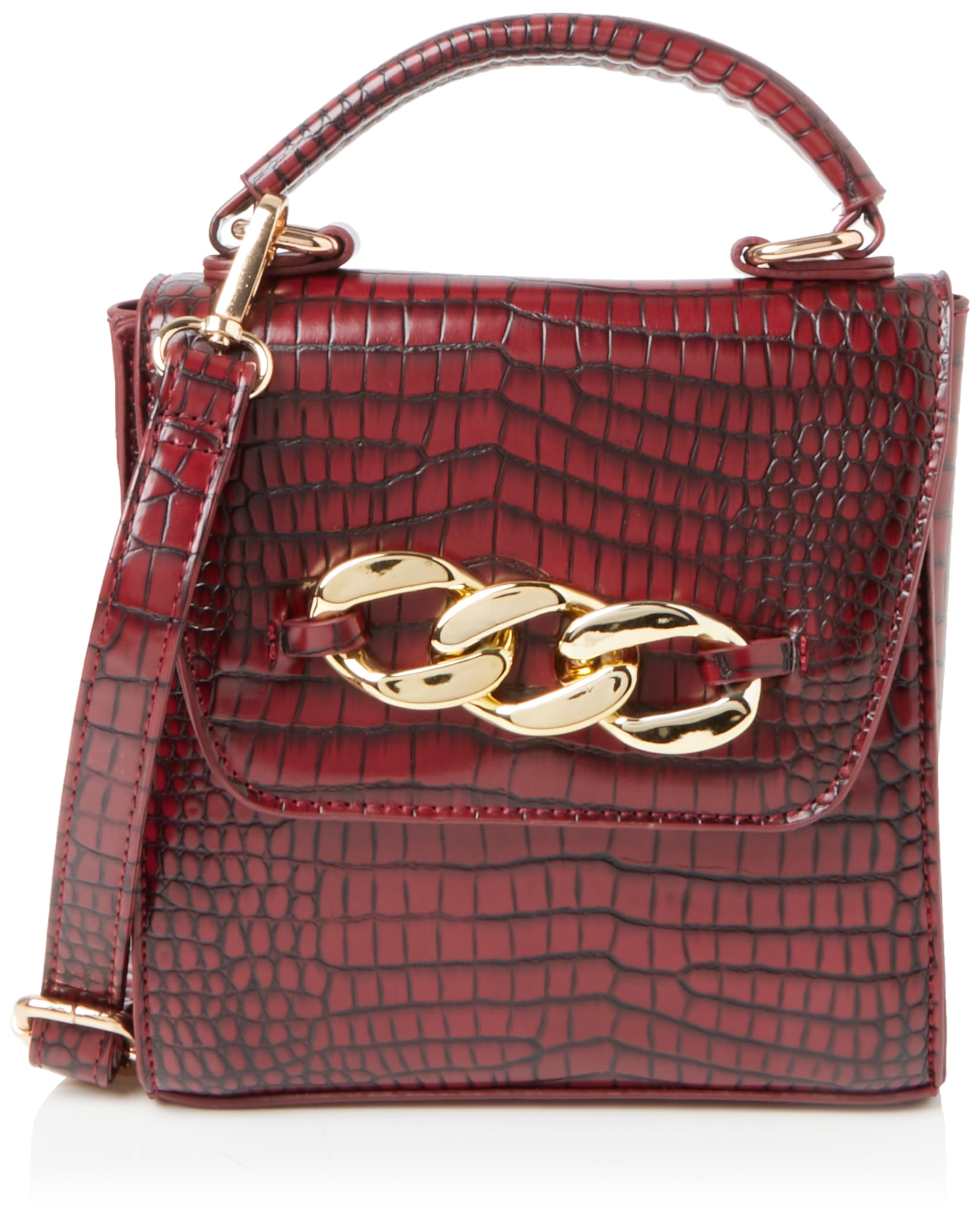 paino Women's Mini Handbag Shopper, DarkRed, One Size