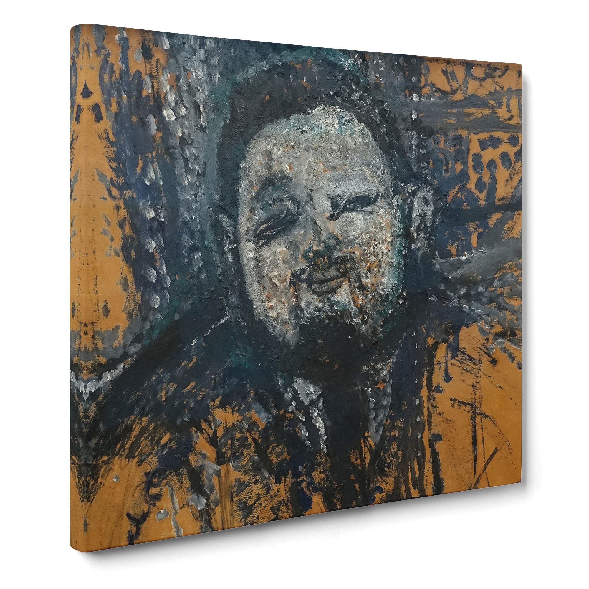 Diego Rivera by Amedeo Modigliani Canvas Print, Mixed, 35L x 35W cm