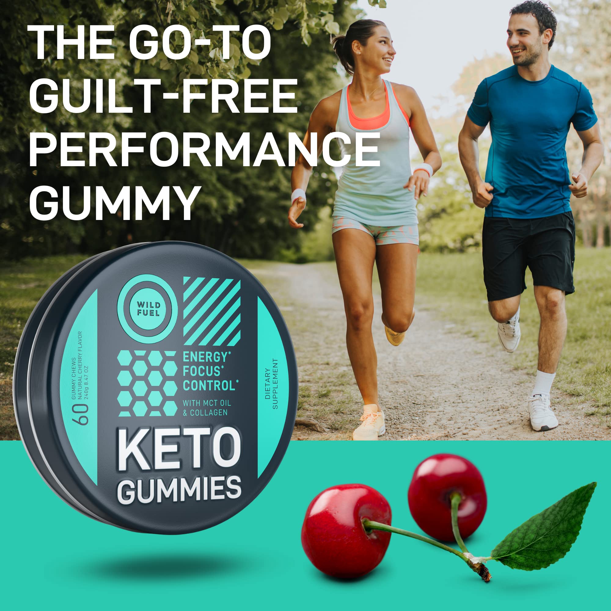 Buy Keto Candy Collagen Gummies with MCT Oil Wild Fuel Pre Workout