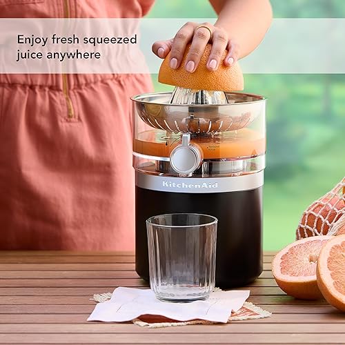 Miniatura 3 de KitchenAid Go Cordless Citrus Juicer - batería incluida, KCJR161BM