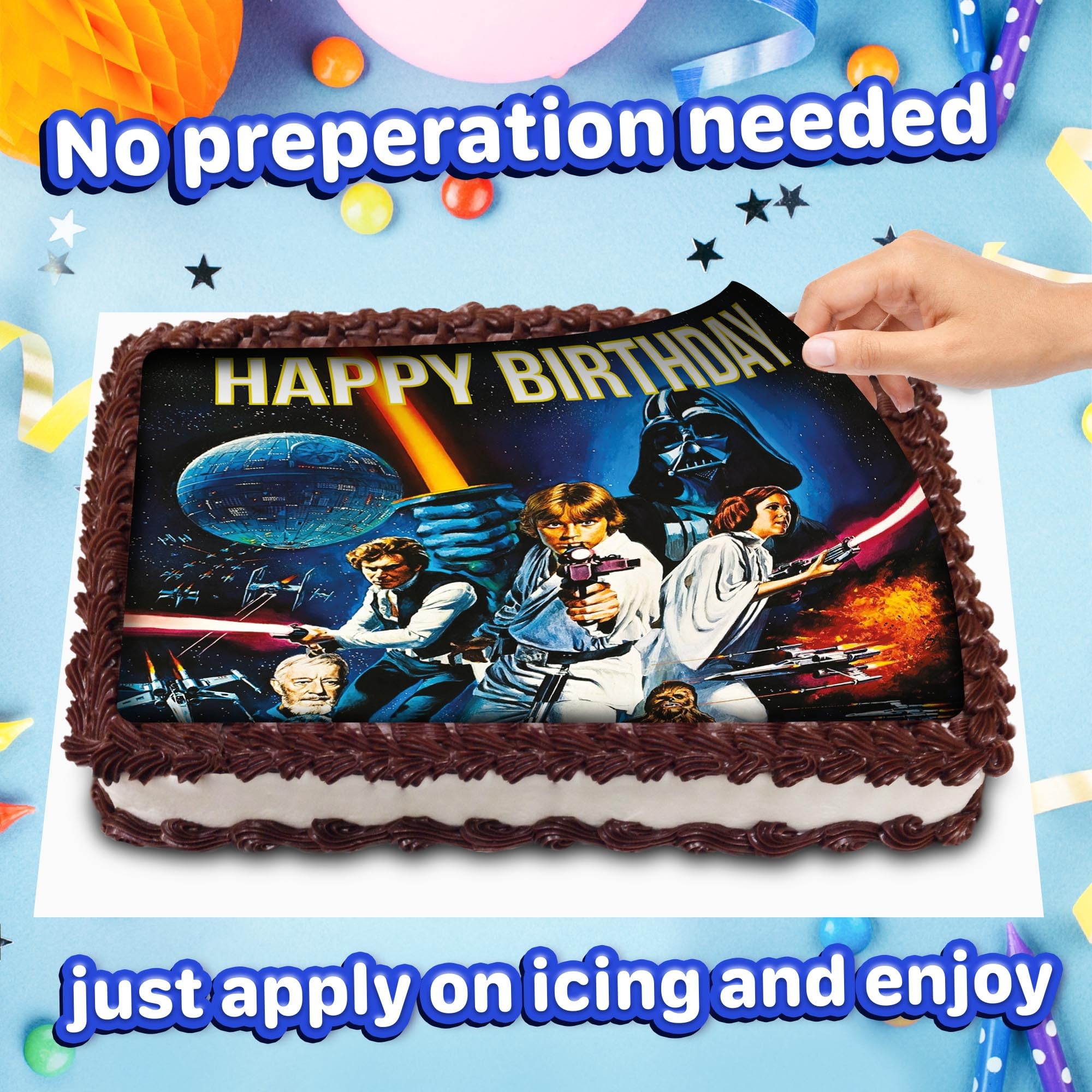 Lego Birthday Decorations STAR WARS Darth Vader Cake Topper With Sound