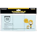 TitanShield (150 Sleeve/Clear) Small Japanese Sized Trading Card Sleeves Deck Protector for Yu-Gi-Oh, Cardfight!! Vanguard & Photocards