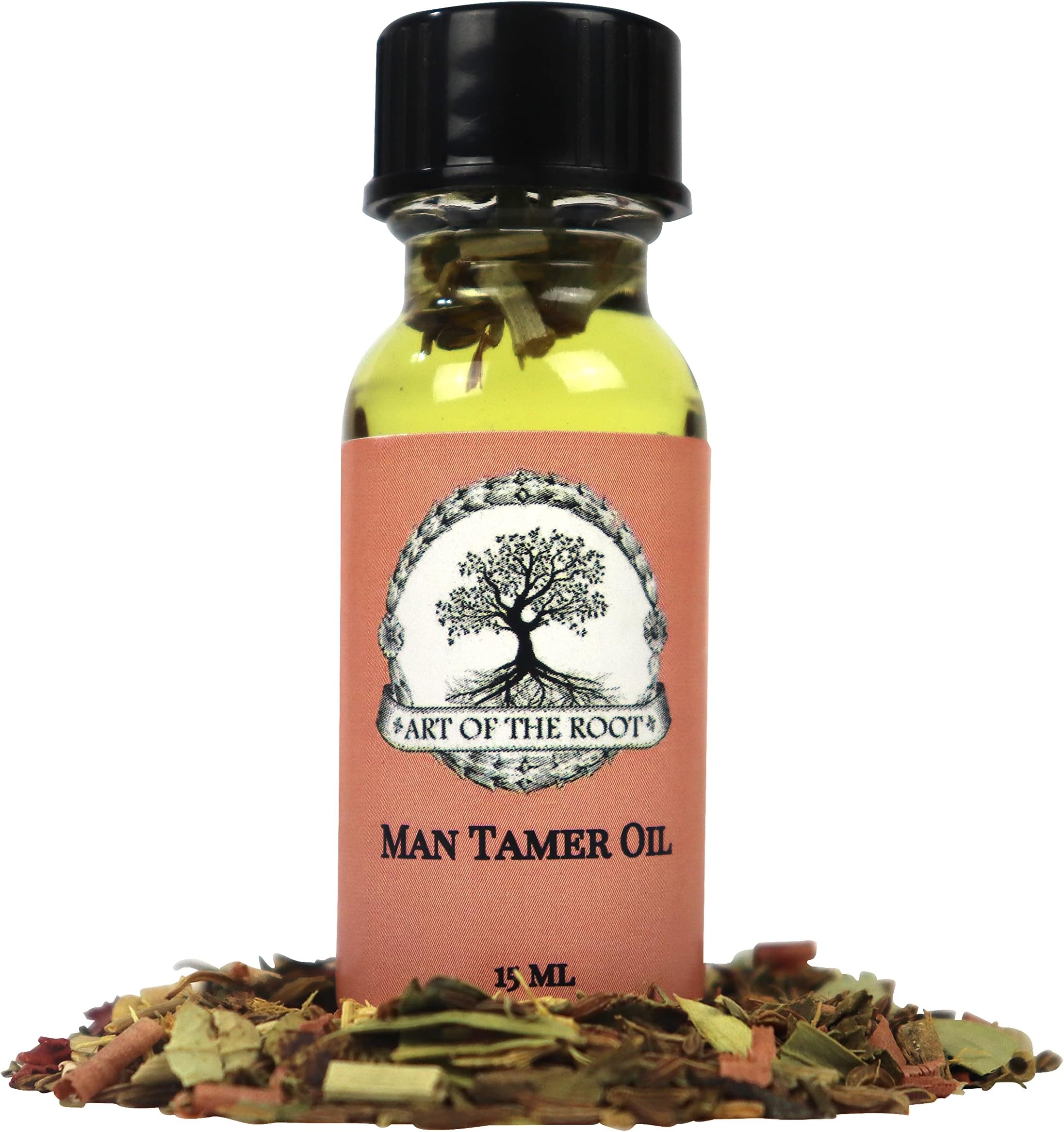 Man Tamer Oil 1/2 oz | Handmade with Herbs & Essential Oils | Fidelity, Commitment, Control, Submission Rituals | Wiccan Pagan Conjure & Hoodoo