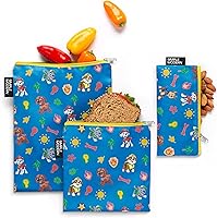 Vista 17 de Simple Modern Nickelodeon Viacom - Bolsas reutilizables para aperitivos para niños, seguras para alimentos, sin BPA y ftalatos, cremallera