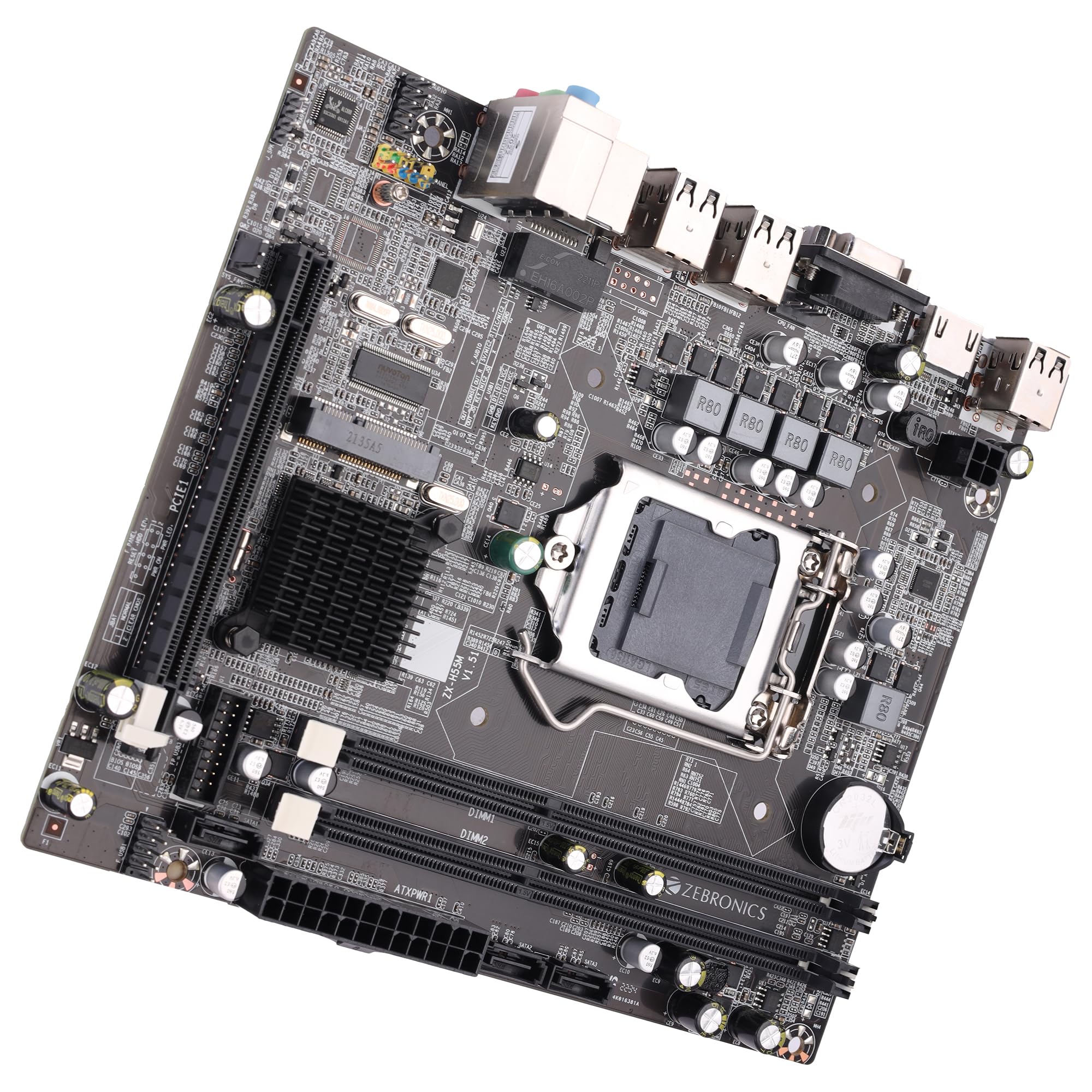 m Amazon.in: Buy ZEBRONICS H55 Micro-ATX Motherboard for LGA 1156