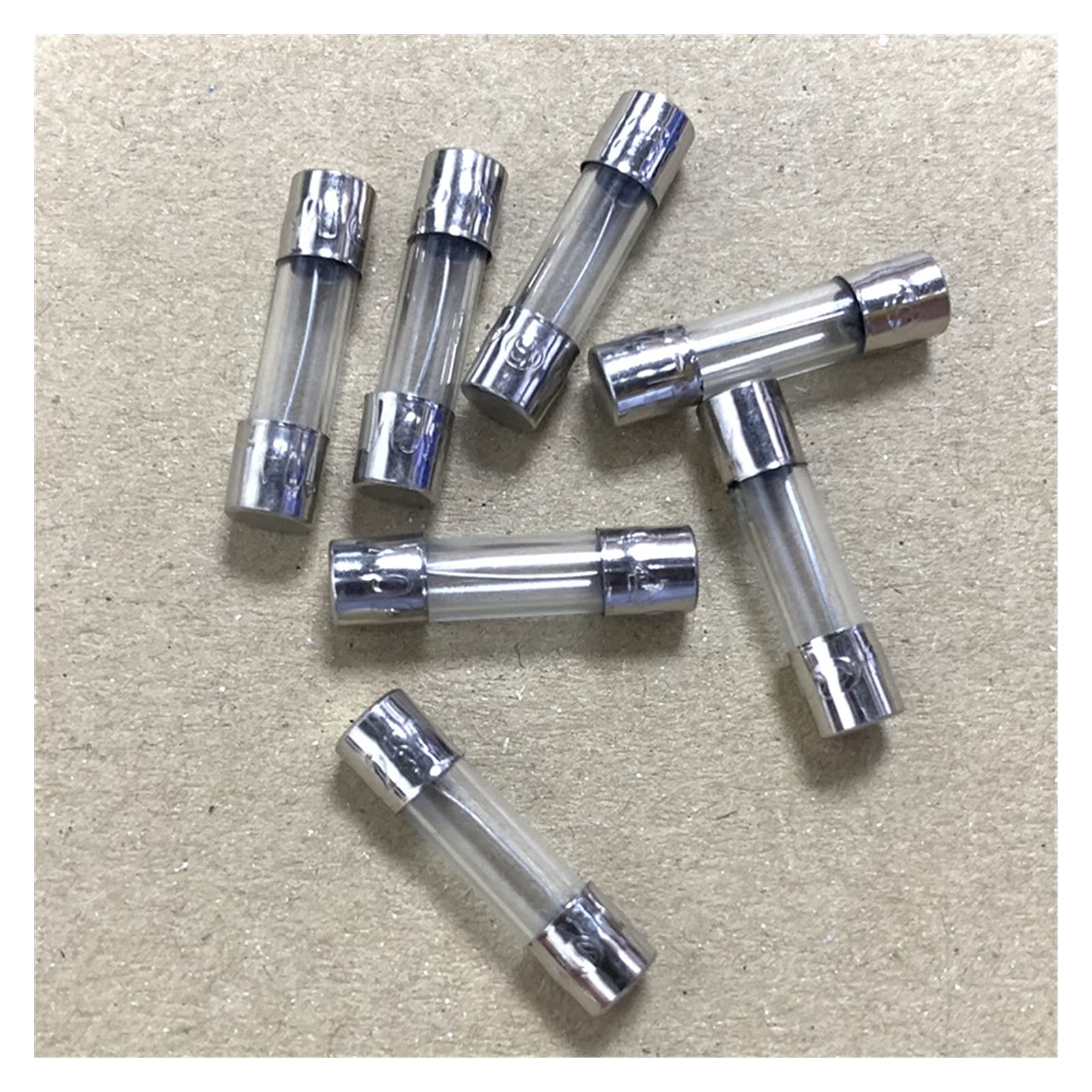 Szybki bezpiecznik szklany, 10 sztuk/zapasowy ładunek 5x20 6x30mm 250 V 0,2A-30A(5x20,5A)