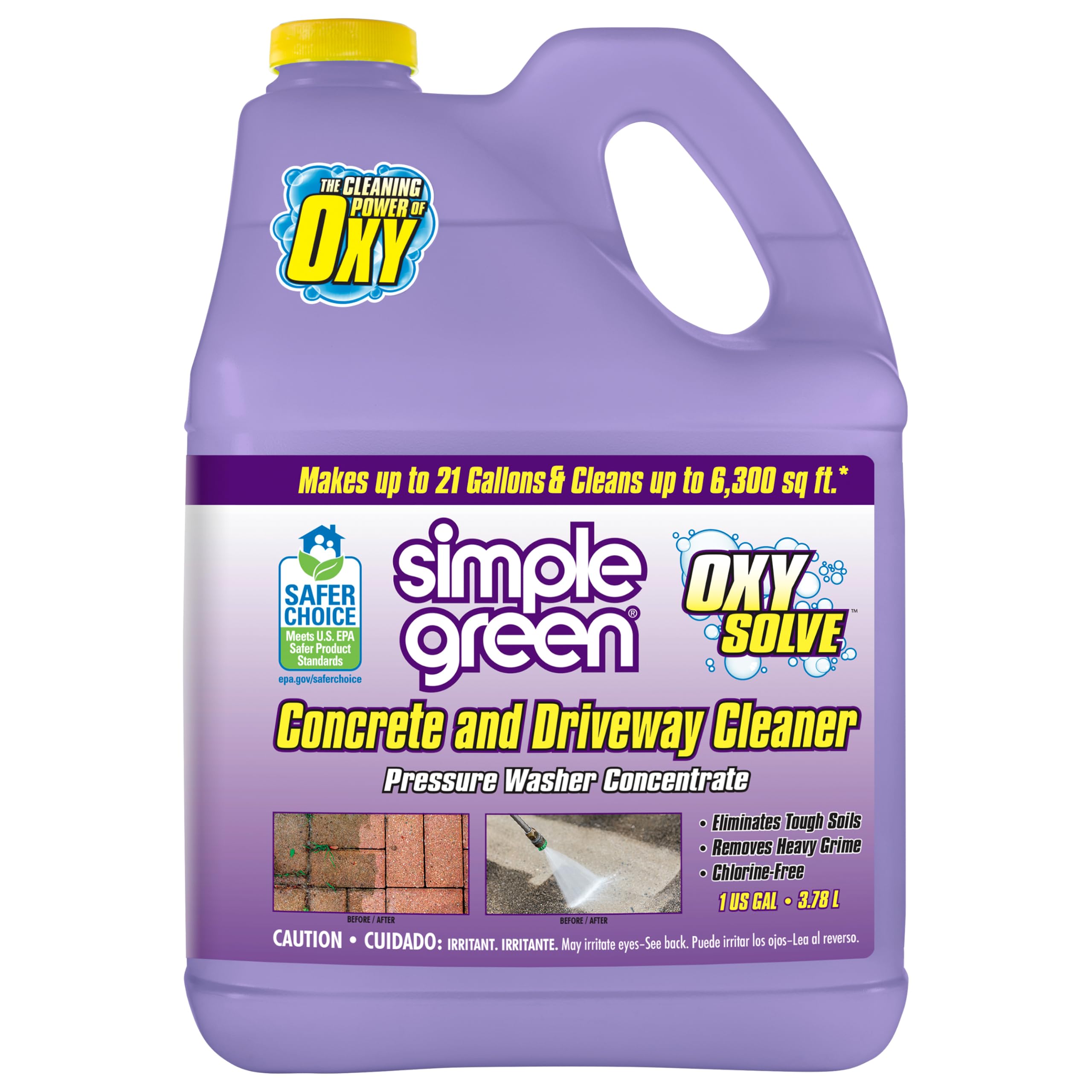 Simple Green Oxy Solve Concrete and Driveway Pressure Washer Cleaner