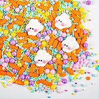 Vista 26 de Gránulos de Halloween para decoración de pasteles, gránulos de perlas negras y rojas con murciélagos negros y dulces de globo ocular, perfectos