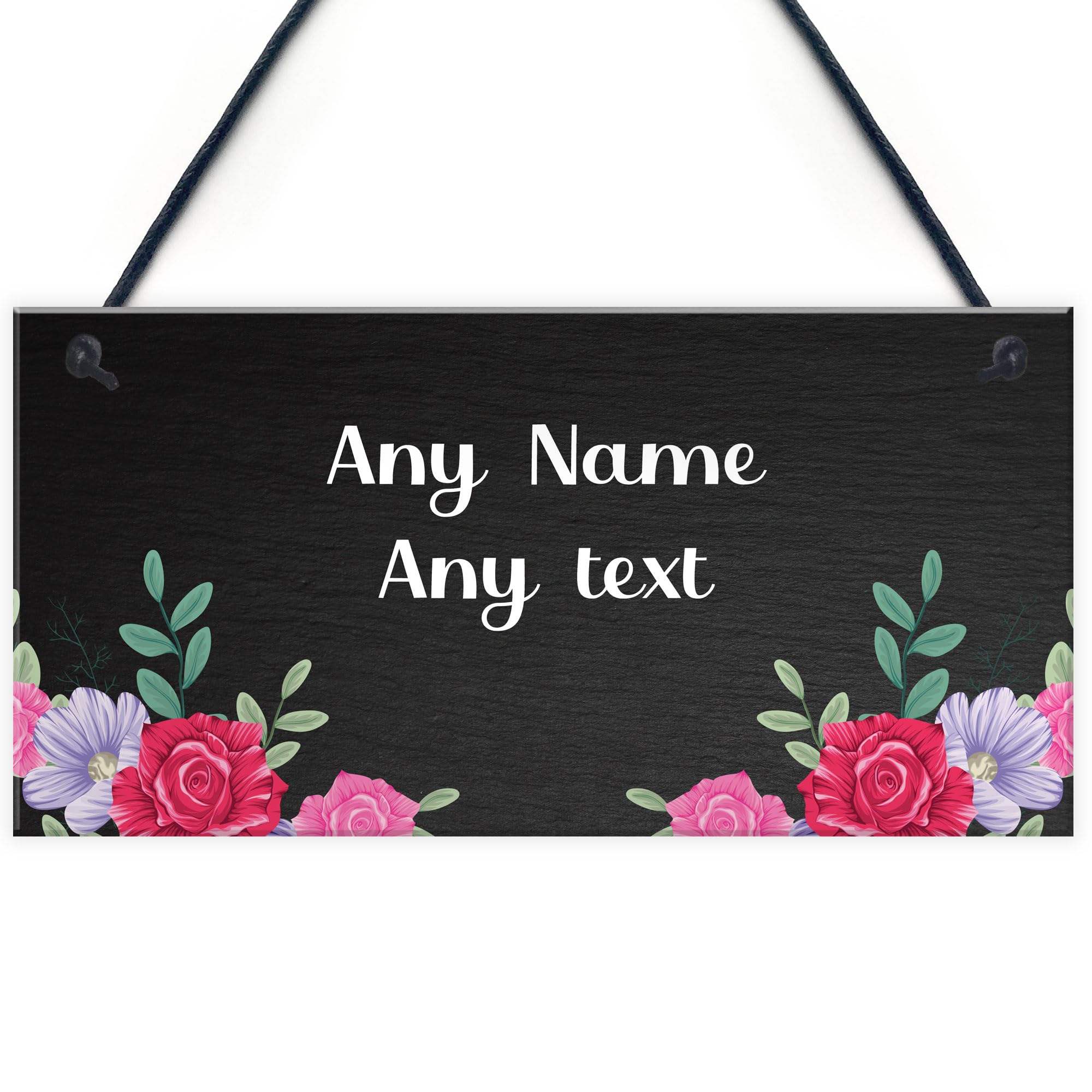 Red Ocean Garden Signs For Outside Garden Signs Welcome Sign Door Hanging Wall Sign Yard Signs House Plaque Home Decor Gardening Gifts With Any Text