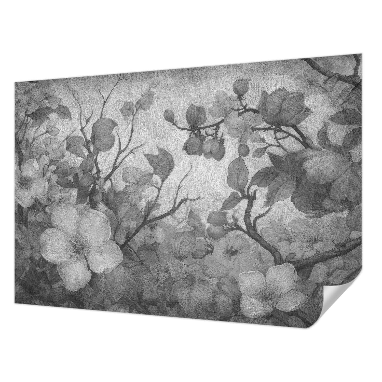 Papier peint photo autocollant Tulup 152x104 cm motif branche de fleur