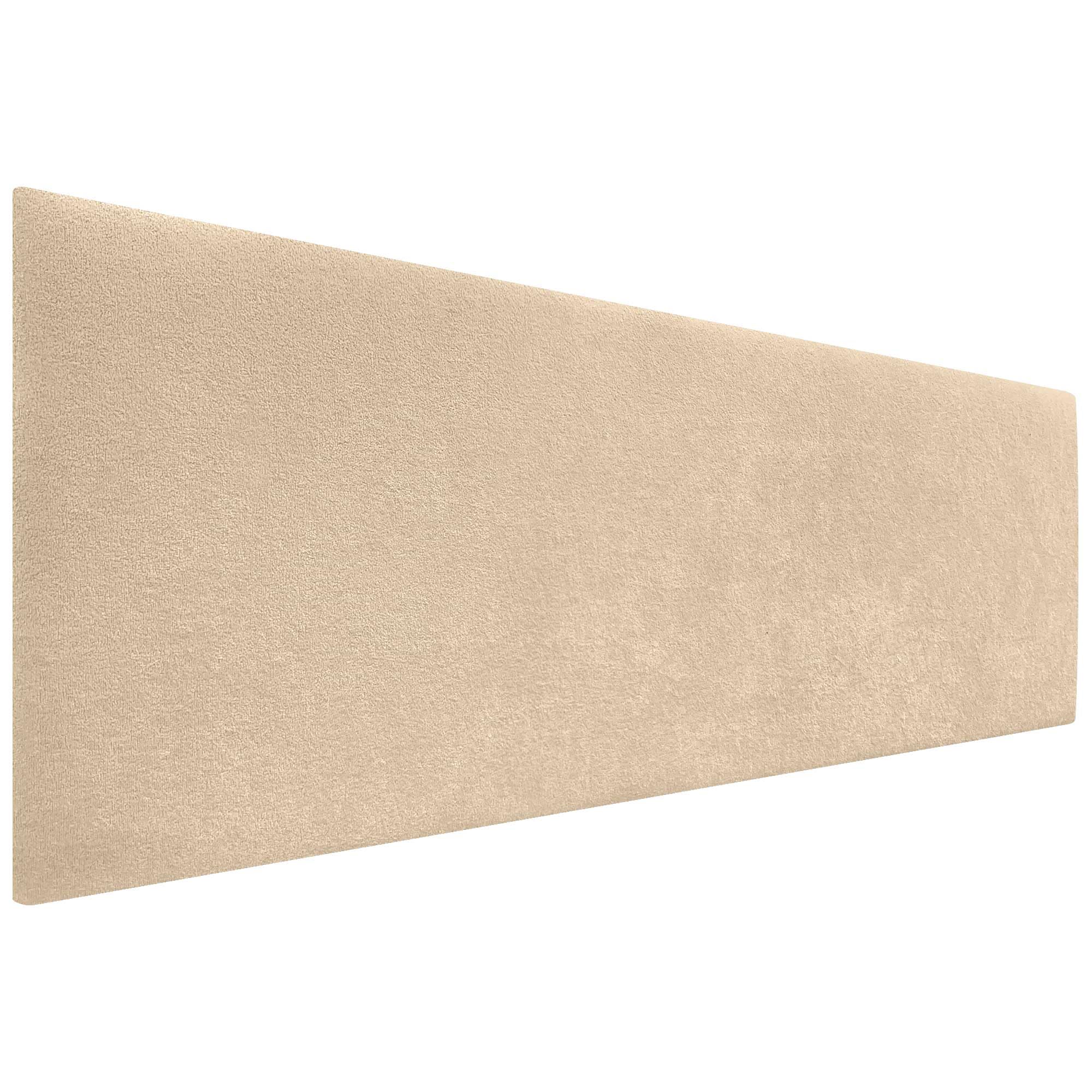 DHOME Testiera con Finitura in Spugna Soft Rivestimento Liscio in Tessuto Morbido Ideale per Pareti Acustiche e Testiere Fonoassorbenti da Letto (160cm, 4cm - 70 Al., Beige)