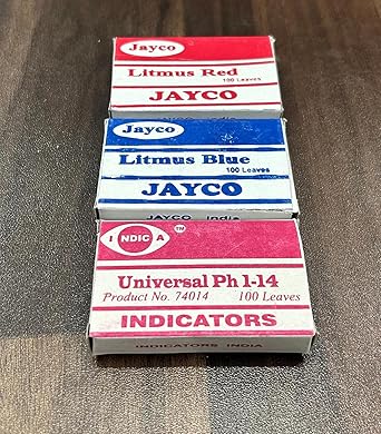 Pmw - Universal pH.1-14 Test Paper 100 Strips, litmus Paper Test 200 Strips (Blue and Red, 100x2),pack of 3