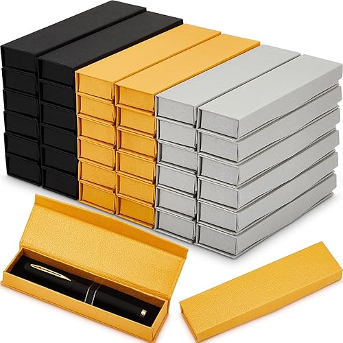 Teling Caja de regalo de 36 bolígrafos con bolígrafo de cojín, caja de presentación de presentación, juegos de estuches de colección de regalos de